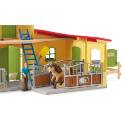 Box avec Poney Icelandais - Extension Ferme Educative - Schleich
