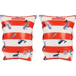 Brassards de NAGE - Baleine rouge-blanc - Swim Essentials