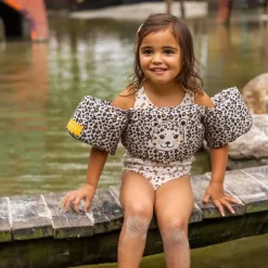 Brassards-Ceinture - Léopard Beige - Swim Essentials