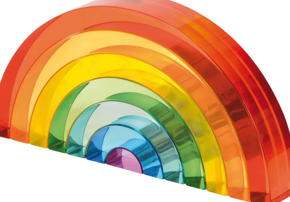 Briques acryliques arc-en-ciel - Eduplay