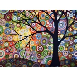 Broderie diamant : Arbre de Vie - sans chassis en bois - Figured'Art