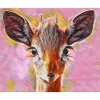 Broderie diamant : Biche mignonne - sans chassis en bois - Figured'Art