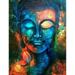 Broderie diamant : Buddha - sans chassis en bois - Figured'Art
