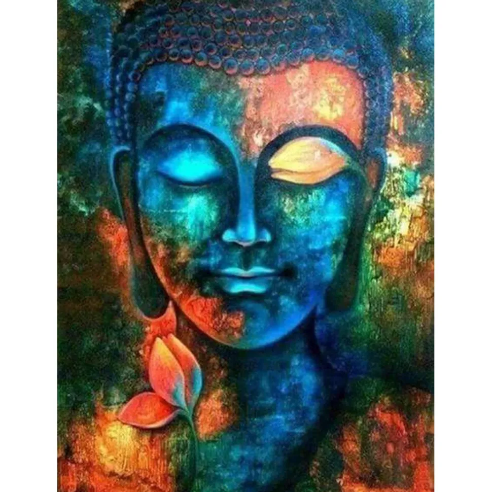 Broderie diamant : Buddha - sans chassis en bois - Figured'Art