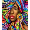 Broderie diamant : Femme exotique - sans chassis en bois - Figured'Art