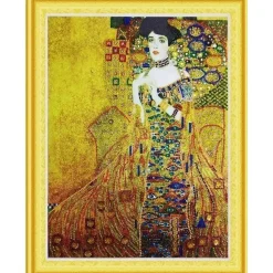 Broderie diamant : Madame Bauer Klimt - sans chassis en bois - Figured'Art