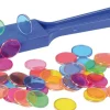 Bâton magnétique avec 50 jetons avec anneaux métalliques - Eduplay