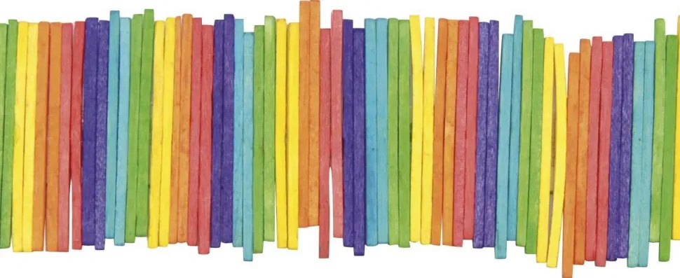 Bâtonnet à bricoler mini multicolore, set de 1000 - Eduplay