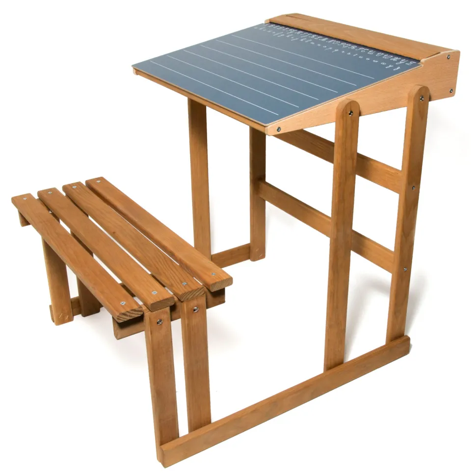 Bureau d'écolier en bois - JeuJura