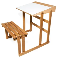 Bureau d'écolier en bois - JeuJura