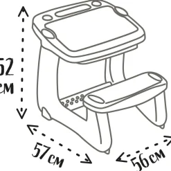 Bureau de dessin pupitre magique - Smoby