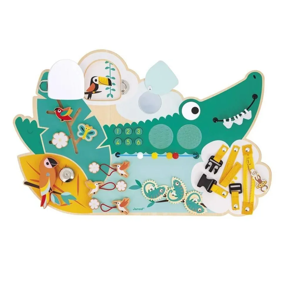 busy board crocodile en bois tropik - Janod