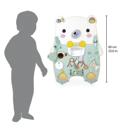 Busy-board Ourson en bois Pure - Janod