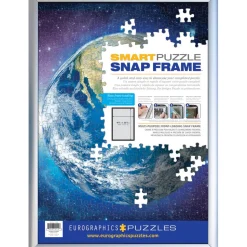 Cadre pour puzzle en aluminium argent - Eurographics