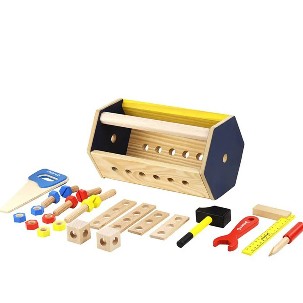 Caisse à outils en bois - JeuJura