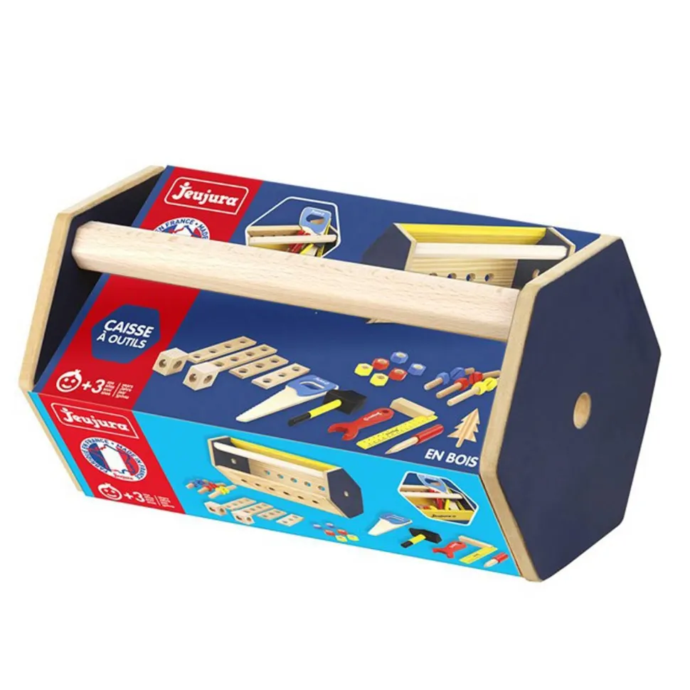 Caisse à outils en bois - JeuJura
