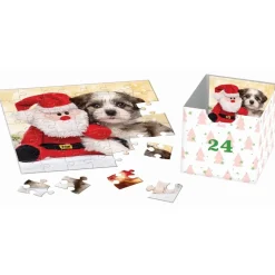 Calendrier de l'avent : 24 Puzzles - Pattes de Noël - Eurographics
