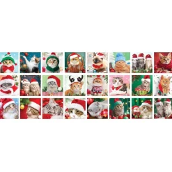 Calendrier de l'avent : 24 Puzzles - Moustaches de Noël - Eurographics