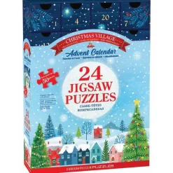 Calendrier de l'avent : 24 Puzzles - Village de Noël - Eurographics