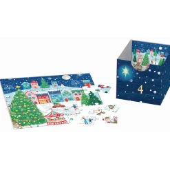 Calendrier de l'avent : 24 Puzzles - Village de Noël - Eurographics