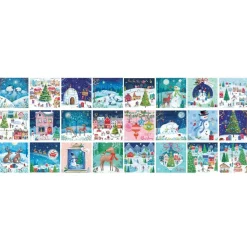 Calendrier de l'avent : 24 Puzzles - Village de Noël - Eurographics
