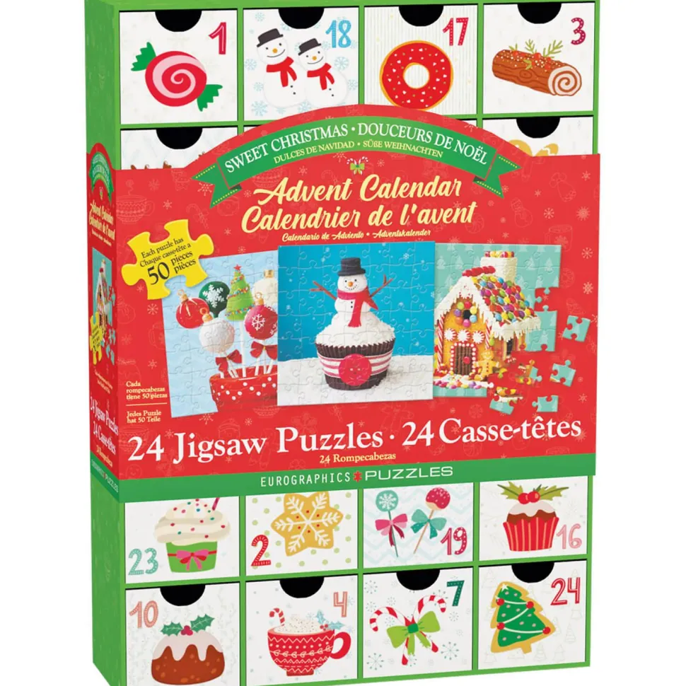 Calendrier de l'Avent : 24 Puzzles : Doux Noël - Eurographics