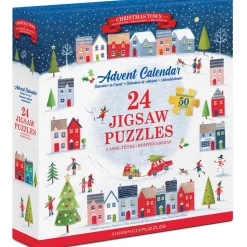 Calendrier de l'Avent : 24 Puzzles : Ville de Noël - Eurographics