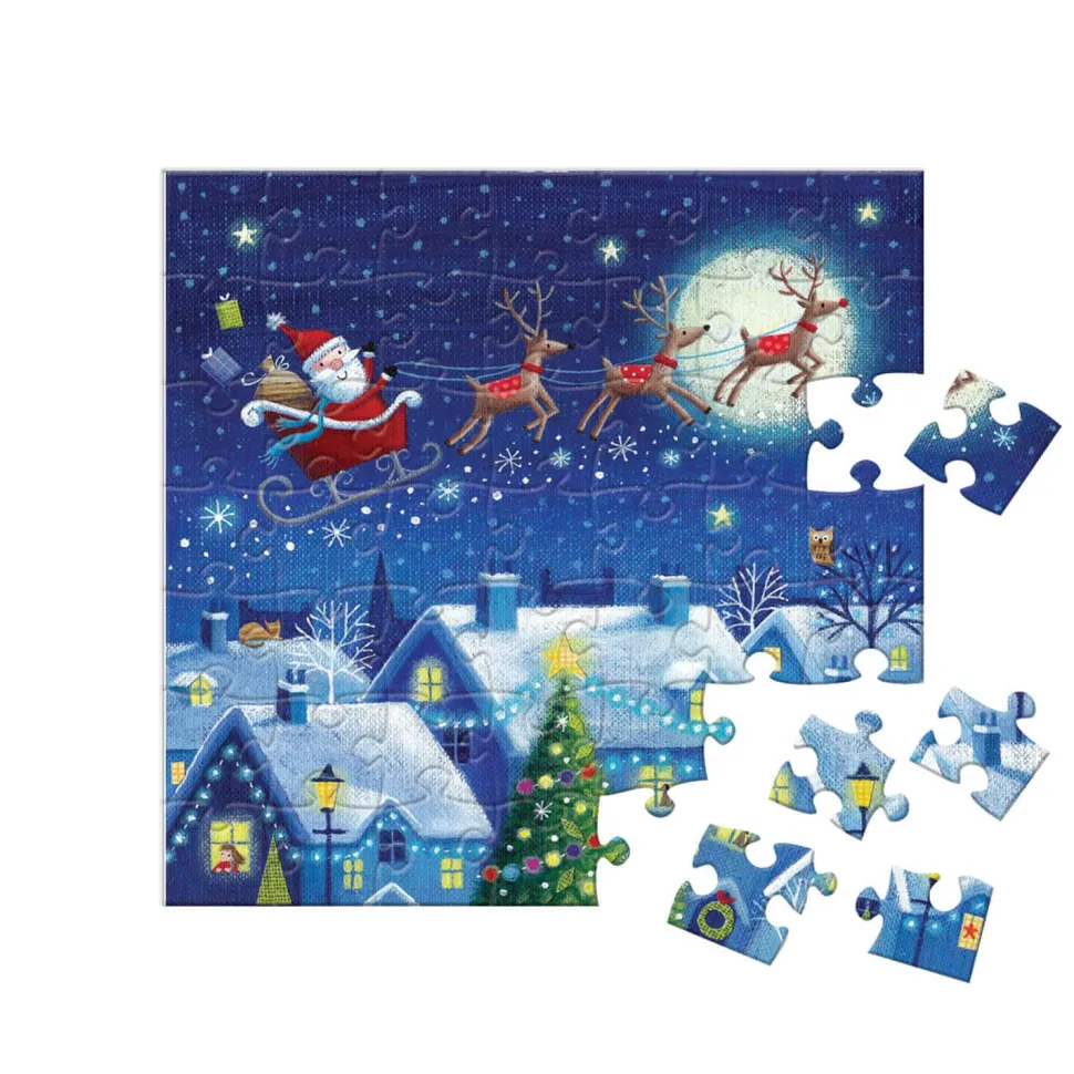 Calendrier de l'Avent : 24 Puzzles : Ville de Noël - Eurographics