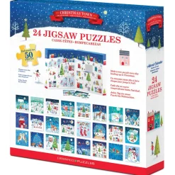 Calendrier de l'Avent : 24 Puzzles : Ville de Noël - Eurographics