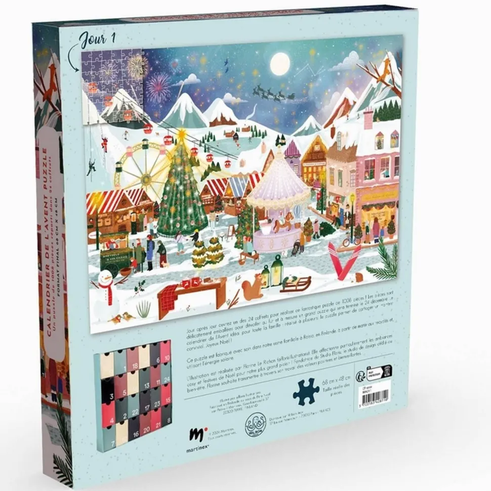 Calendrier de l'Avent : Village Noël - Martinex