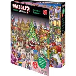 Calendrier de l'avent Puzzle 24 x 54 pièce : Les rênes sont lâchées ! - Wasgij - Jumbo