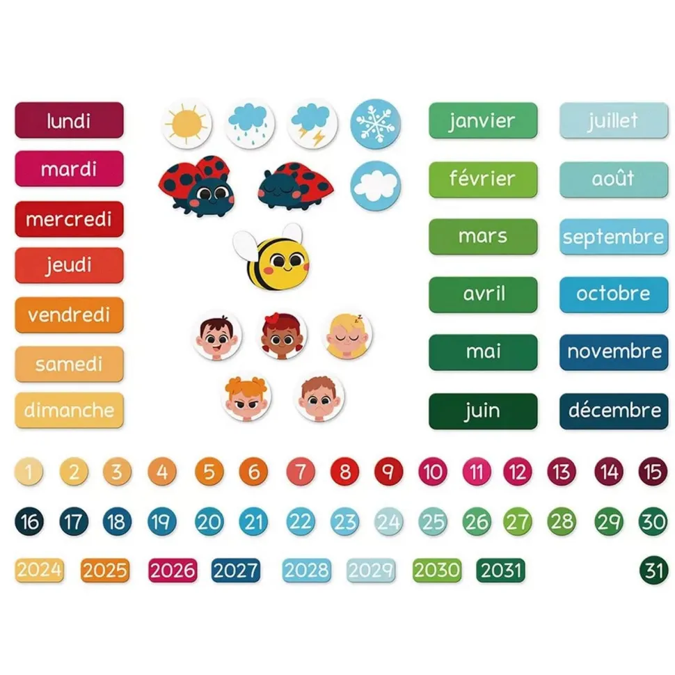 CALENDRIER MAGNETIQUE - Janod