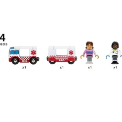 Camion Ambulance Son et Lumière - Brio