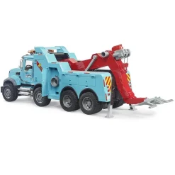 Camion de dépannage et de remorquage MACK Granite avec module son et lumière - Bruder