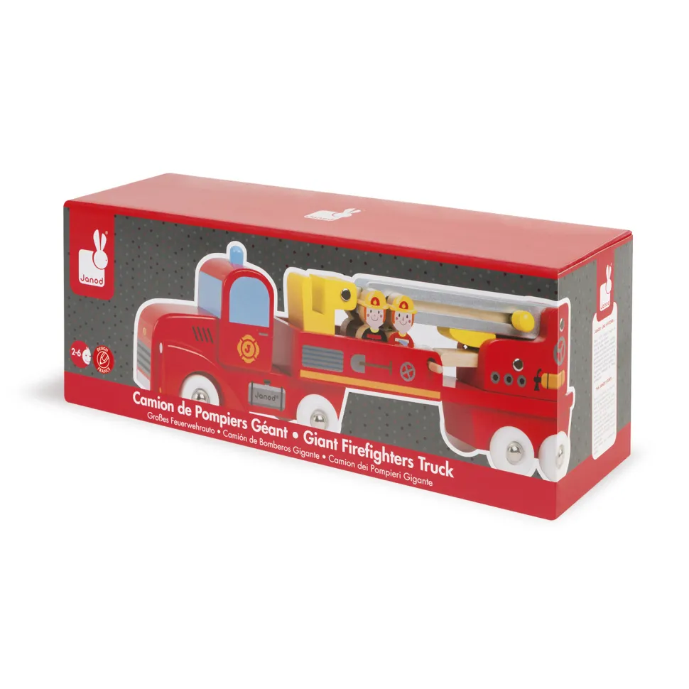 Camion de pompiers géant Story - Janod