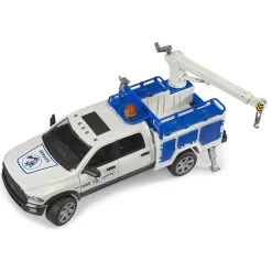 Camion de service : RAM 2500 avec grue et gyrophare - Bruder