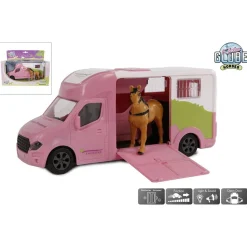 Camion Van Horses transport avec un cheval - Kids Globe Horses