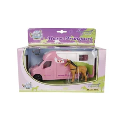 Camion Van Horses transport avec un cheval - Kids Globe Horses