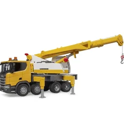 Camion-grue Liebherr Scania Super 560R avec module son et lumière - Bruder