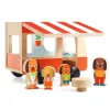 Camping-car et figurines bois : Minicombi - Djeco
