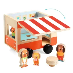 Camping-car et figurines bois : Minicombi - Djeco