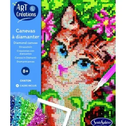 Canevas à Diamanter : Chaton - Sentosphère