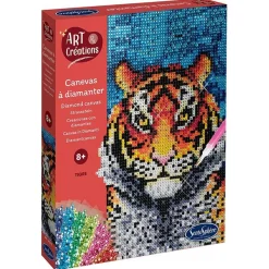 Canevas à diamanter - tigre - Sentosphère