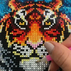 Canevas à diamanter - tigre - Sentosphère