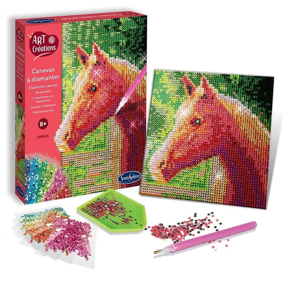 Canevas à diamanter Art & Créations : Cheval - Sentosphère