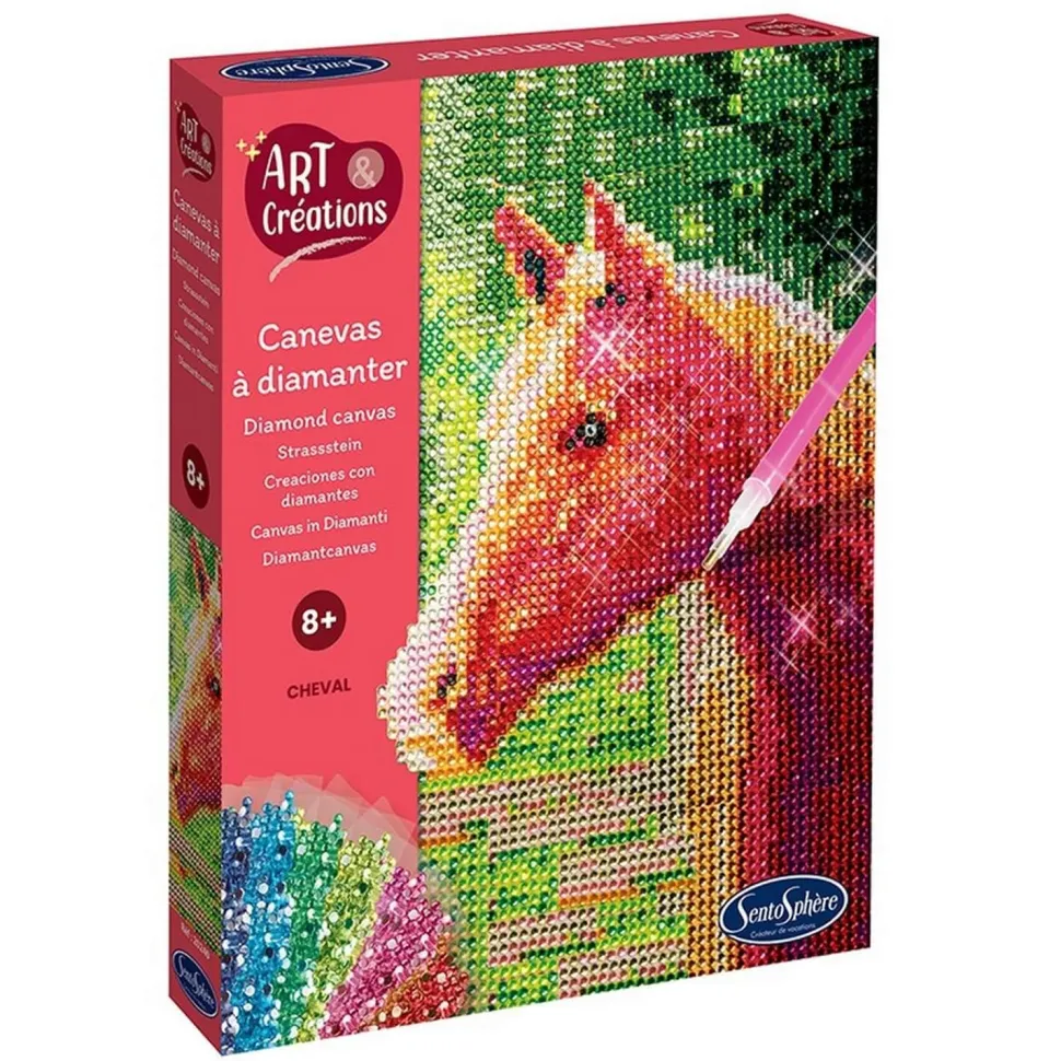 Canevas à diamanter Art & Créations : Cheval - Sentosphère