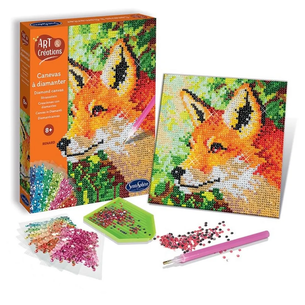 Canevas à diamanter Art & Créations : Renard - Sentosphère
