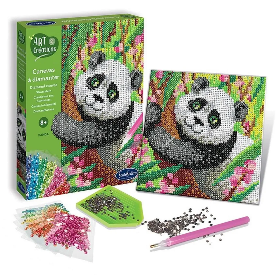 Canevas à diamanter Art & Créations : Panda - Sentosphère