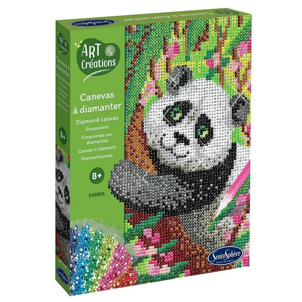 Canevas à diamanter Art & Créations : Panda - Sentosphère