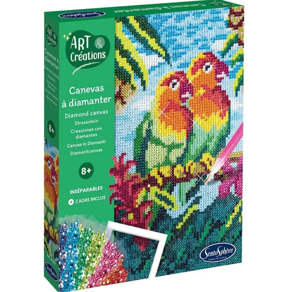 CANEVAS A DIAMANTER - INSEPARARABLES - Sentosphère